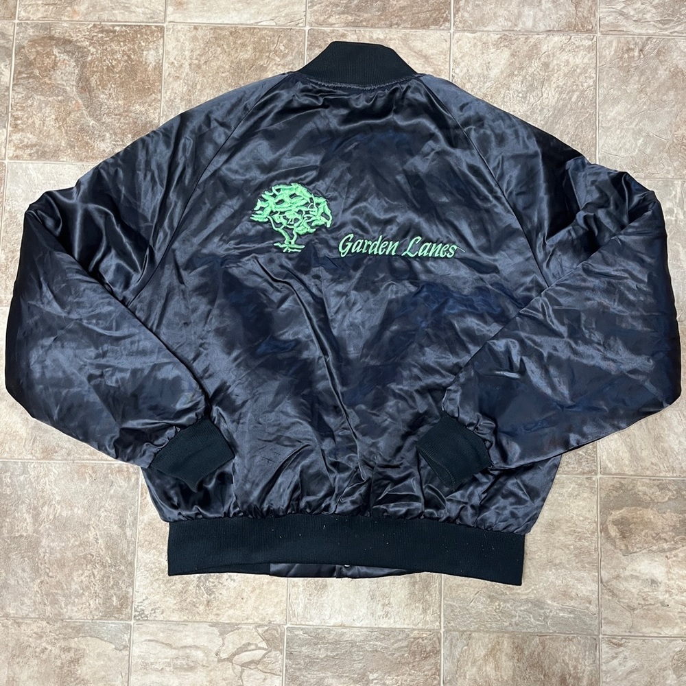 Vintage bowling bomber jacket